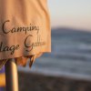 Una tenda da spiaggia con la scritta 